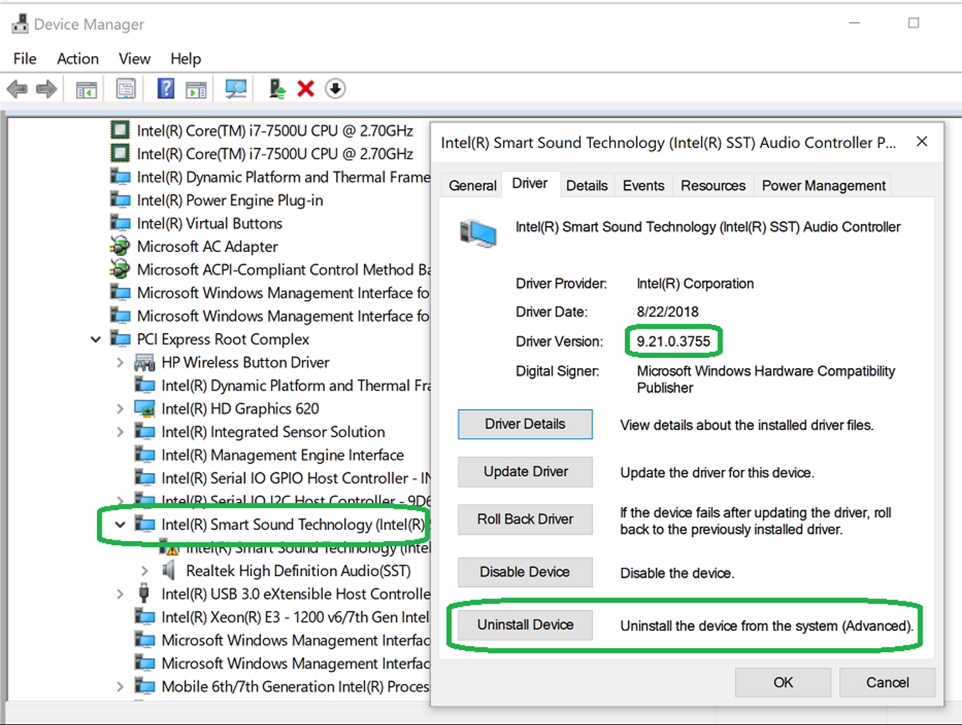 windows 10 intel bluetooth driver not installing anything